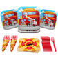 Blue Orchards Firefighter Value Party Supplies (64 Pieces For 20 Guests) - Fireman Party Plates And Napkin, Fire Truck Birthday, Boy Birthday Party Decorations, Firefighter Theme Party
