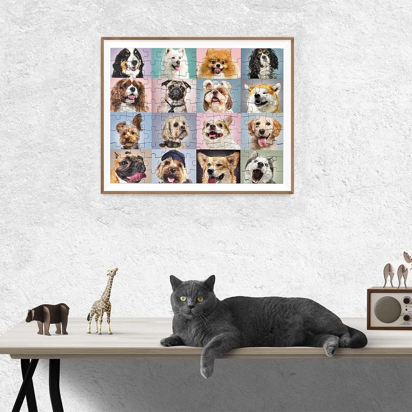 100 Piece Jigsaw Puzzles Funny Dogs Puzzles For Kids Ages 4-8 8-10,Jigsaw Puzzle For Toddlers 3-5 Years Old, Kids Puzzles Ages 6-8, Developmental Toys For Children, Birthday Gifts For Boys Girls
