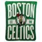 NBA Boston Celtics Micro Raschel Throw, One Size, Multicolor