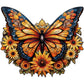 Wooden Puzzles For Adults - 300 Pieces Butterfly Unique Shaped Wooden Jigsaw Puzzles For Adults, King Size 16.5'' X 13.5'' Adult