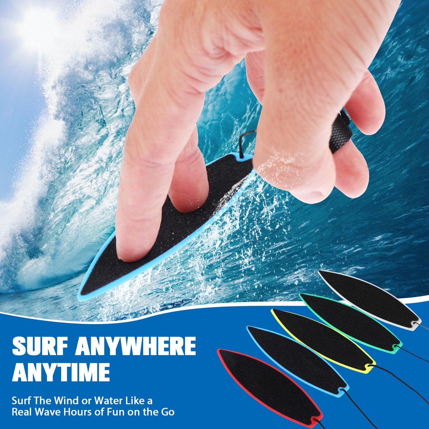10Pcs Finger Surfboard  Mini Surfing Toys Finger Surf Boards  Surf The Wind  Fingertip Surfboard for Kids  Teens  mature-themed