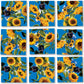 Scramble Squares- Sunflowers- 9 Piece Challenging Puzzle- Ultimate Brain Teaser and Mind Game for Children & Adults- Boosts Cogn