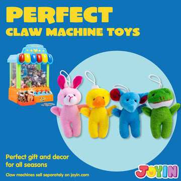 Joyin 24 Pcs Mini Animal Plush Toys, 3” Stuffed Animal Bulk For Kids Birthday Party Favors, Presents, Pinata Fillers, Goodie Bag Fillers, School Prizes, Valentine'S Day Party Supplies