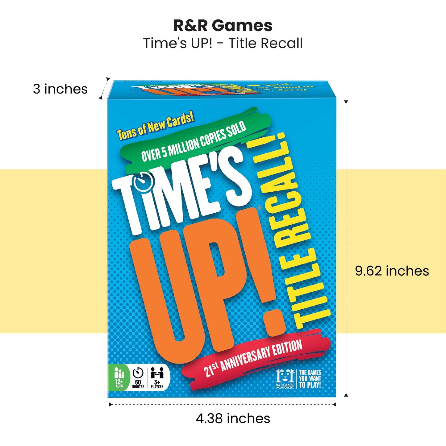 R&R Games Times Up!- Title Recall, Card Game, Charades Card Game