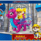 Paw Patrol Action Figures Set - Rescue Knights Rubble & Dragon Blizzie, Kids Toys for Ages 3+, Plastic, Model 6064306