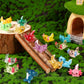 XIHIRCD 72pcs Mini Resin Axolotl Figurines, 2.45x2.25x1.5cm, Multicolor, Model 29458, Perfect for DIY Craft