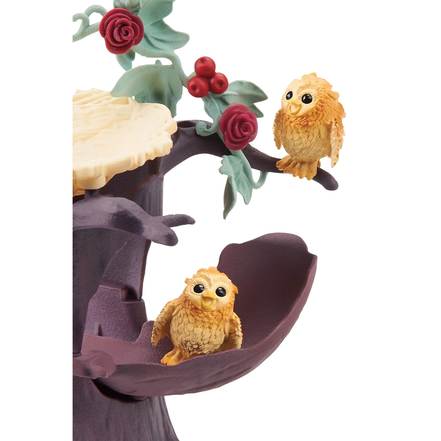 Schleich Bayala 16Pc. Hatching Owl Chicks Playset With Flower And Tree Accessories - 2 Baby Owls With Decorative Accessories, Imaginative Fun And Durable Toy For Girls And Boys, Gift For Kids Ages 5+