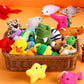 Sumind 42 Pcs Mini Plush Animals Toys Set, Cute Small Stuffed Animal Plush Keychain Decorations For Easter Themed Party Favors, Carnival Prizes, Rewards, Goodie Bags Filler(Cute Style)