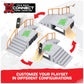 TECH DECK  Flip N Grind X-Connect Park Creator  Customizable and Buildable Ramp Set with limited availability Fingerboard  Kids Toy for Boys and Girls Ages 6 and up