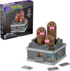 Mega Pok?mon Building Toys Set Mini Motion Dugtrio with 350 Pieces  Pop Up Motion  5 Inches Tall  for mature-themed Collectors