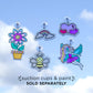 Horizon Group USA Yes Made by Me Assorted Window Art Refill Pack, 12 pk, Multicolor, Plastic Suncatcher