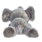 Aurora Adorable Mini Flopsie Ellie Stuffed Animal - Playful Ease - Timeless Companions - Gray 8 Inches
