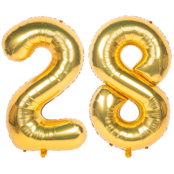 40 Inch Gold Number Balloons Helium Foil Mylar Balloon Birthday Party Banquet Decoration 28