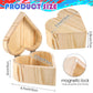 2 Pack Paint Your Own Wooden Jewelry Box DIY Crafts Kits Treasure Box Craft Kit Arts and Crafts for Kids Ages 3-12 Creative Acti
