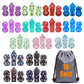 10mm Mini DND Dice Set,15 Sets Polyhedral RPG Dice (105pcs) for MTG,RPG,D&D Dungeons and Dragons Role Playing Game.(Transparent 