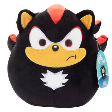 Squishmallows Original 8-Inch Shadow - Sonic The Hedgehog- Official Jazwares Plush - Collectible Soft & Squishy Sega Stuffed Animal Toy - Add To Your Squad - Gift For Kids, Girls & Boys