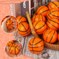 Lovestown 12Pcs Basketball Stress Balls, Mini Foam Basketball Small Squeeze Balls Stress Anxiety Relief Balls Sports Theme Basketballs