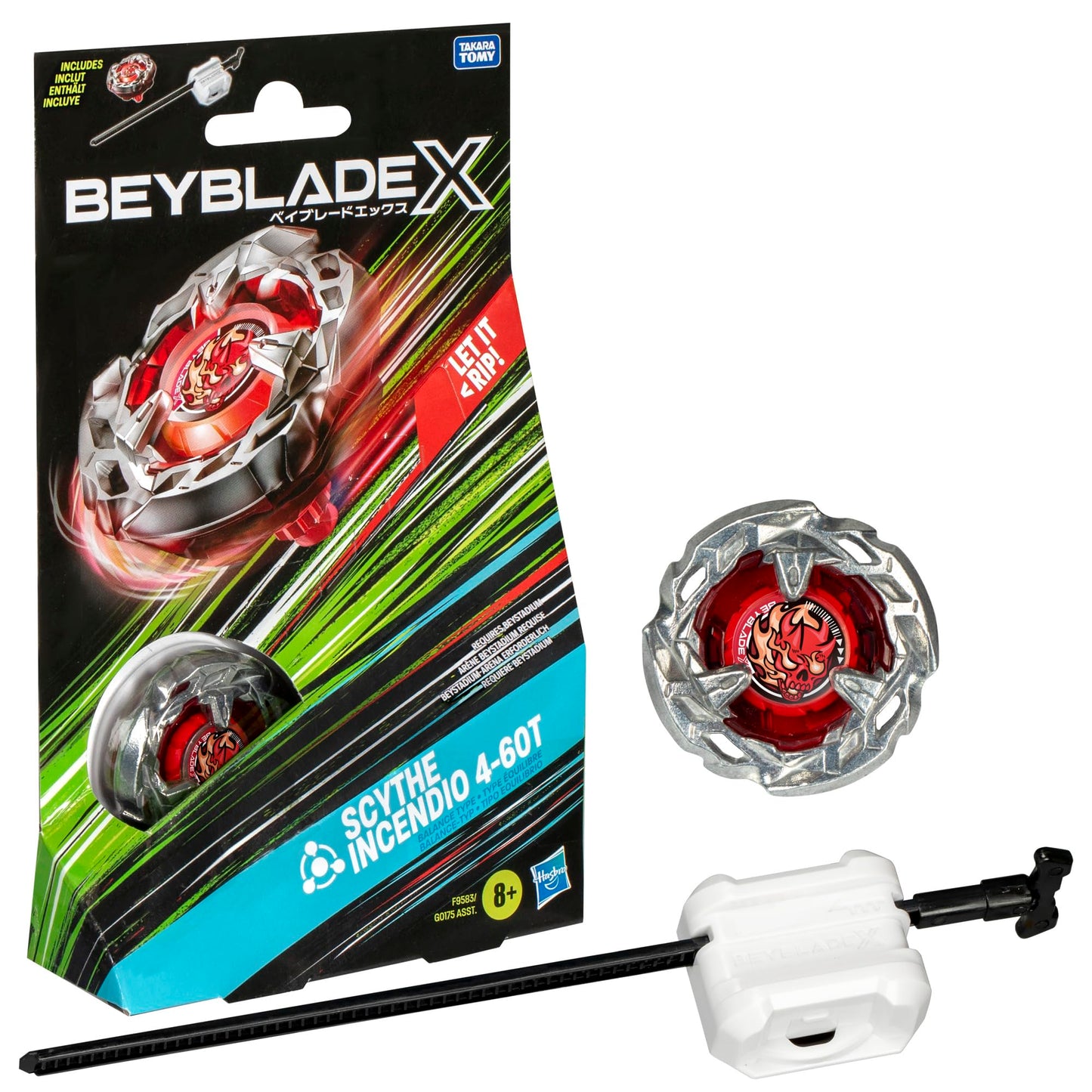 Hasbro Beyblade - Beyblade Bbx Scythe Incendio Balance, F9583Es1