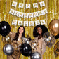 Uorbmaio White Happy Birthday Bunting Banner With Name Banner: Ideal Birthday Party Decorations Favor