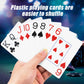 Playing Cards,Plastic Playing Cards Waterproof, Poker Size Cards Professional,Jumbo Index Large Print Playing Cards For Adults A