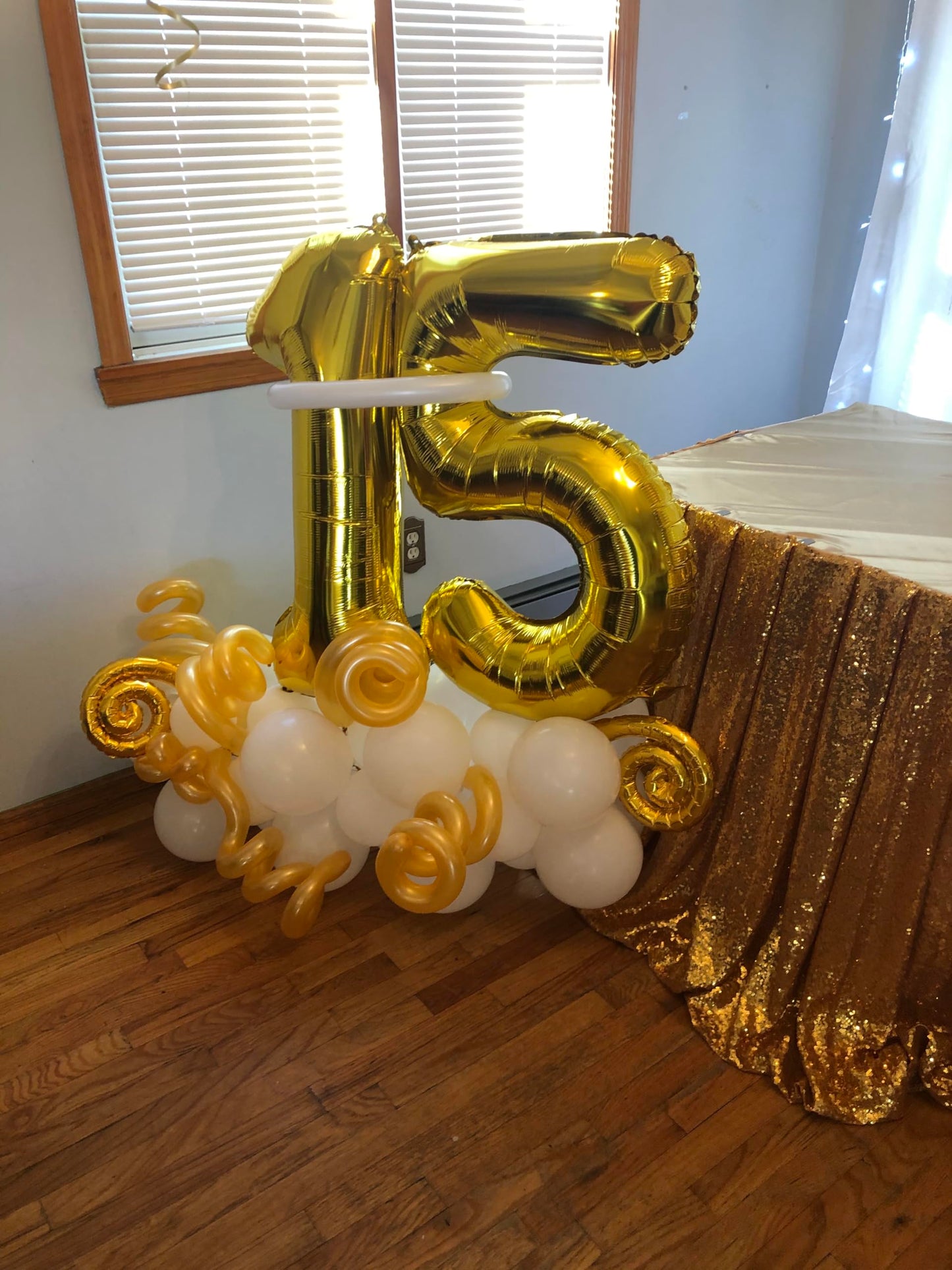 Number Balloon 40 Inch Gold Party Decorations, 1 Balloon 1St Birthday Decorations Boy Girl Baby, 1 10 11 15 16 17 18 21 Balloons