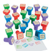 Passport Stampers - 24 Pieces - Educational and Learning Activities for Kids