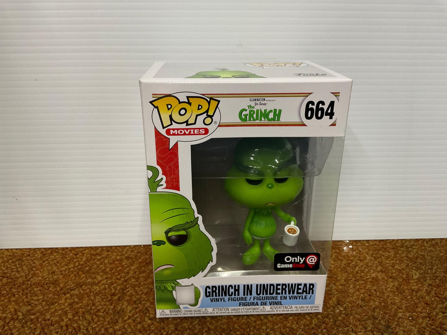 Funko Pop Movies: The Grinch Collectible Figure, Medium, Multicolor, Model 664
