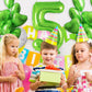 Green Number 5 Balloon 40 Inch, Big Large Foil Helium Number Balloons, Jumbo Giant Mylar Number 5 Balloons For 5 Year Old Birthd