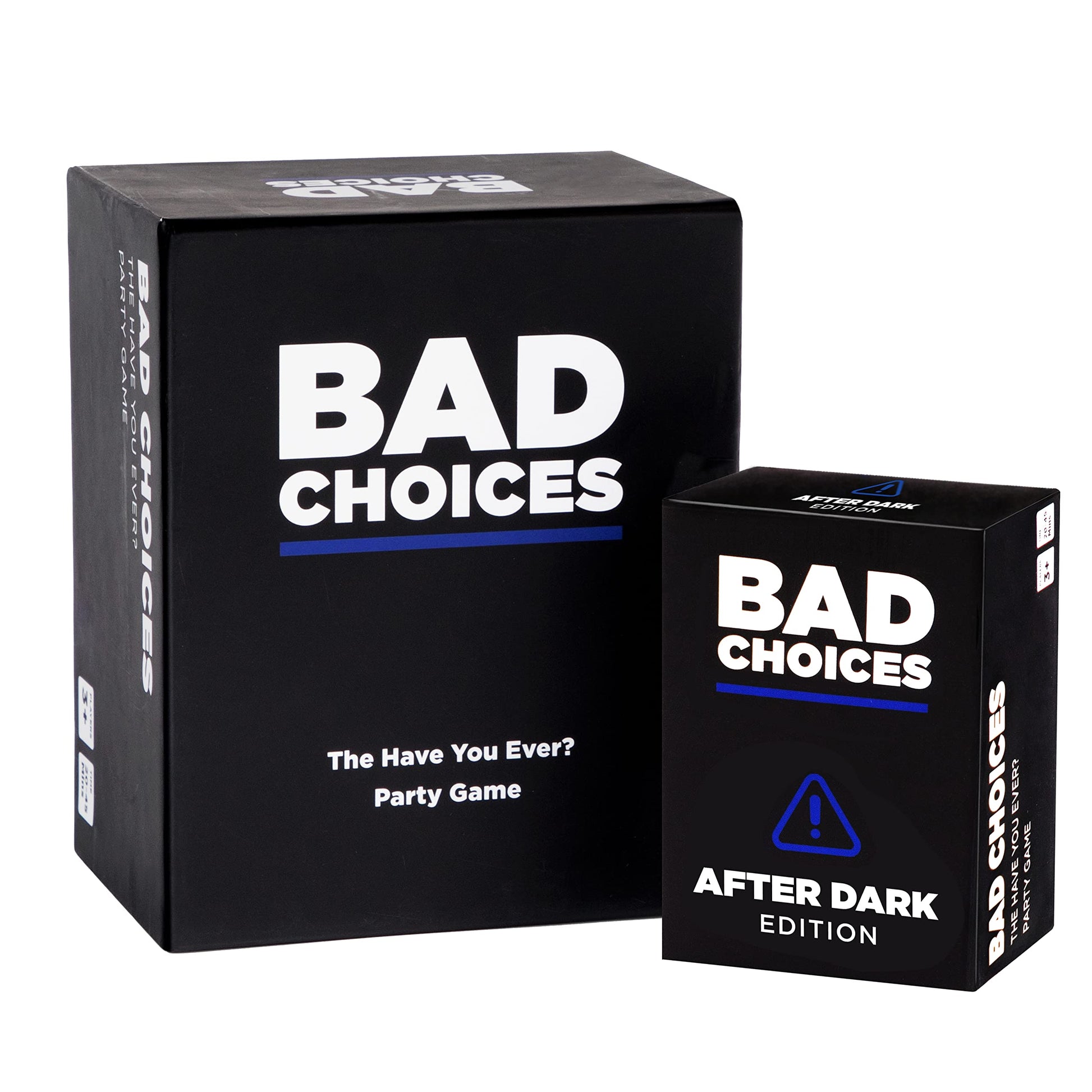 Bad Choices Party Game + After Dark Edition Set - Hilarious Adult Card Game For Friends, Fun Parties And Board Games Night With