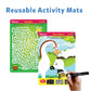 Skillmatics Educational Game - Boredom Buster, Reusable Activity Mats with Dry-Erase Marker, Gifts, Travel Toy for Kids Ages 3,