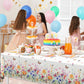 Hakoti Wildflower Baby Shower Decorations - 3Pcs Wildflower Tablecloth Wildflower Baby In Bloom Party Tablecloth Floral Theme Su