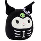 Squishmallows 8" Skeleton Kuromi Plush - Berry Soft Polyester Stuffed Animal - Official Sanrio Toy - Model SQSN00212