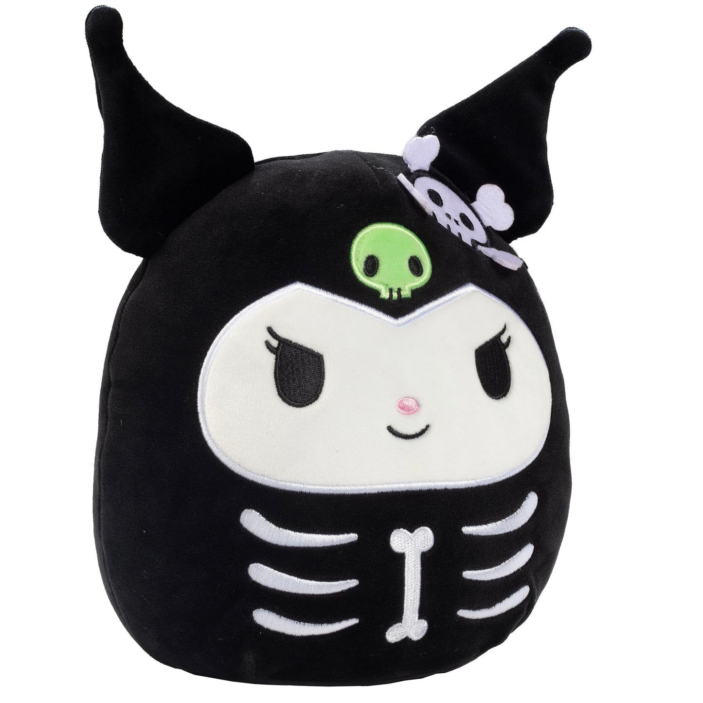 Squishmallows 8" Skeleton Kuromi Plush - Berry Soft Polyester Stuffed Animal - Official Sanrio Toy - Model SQSN00212