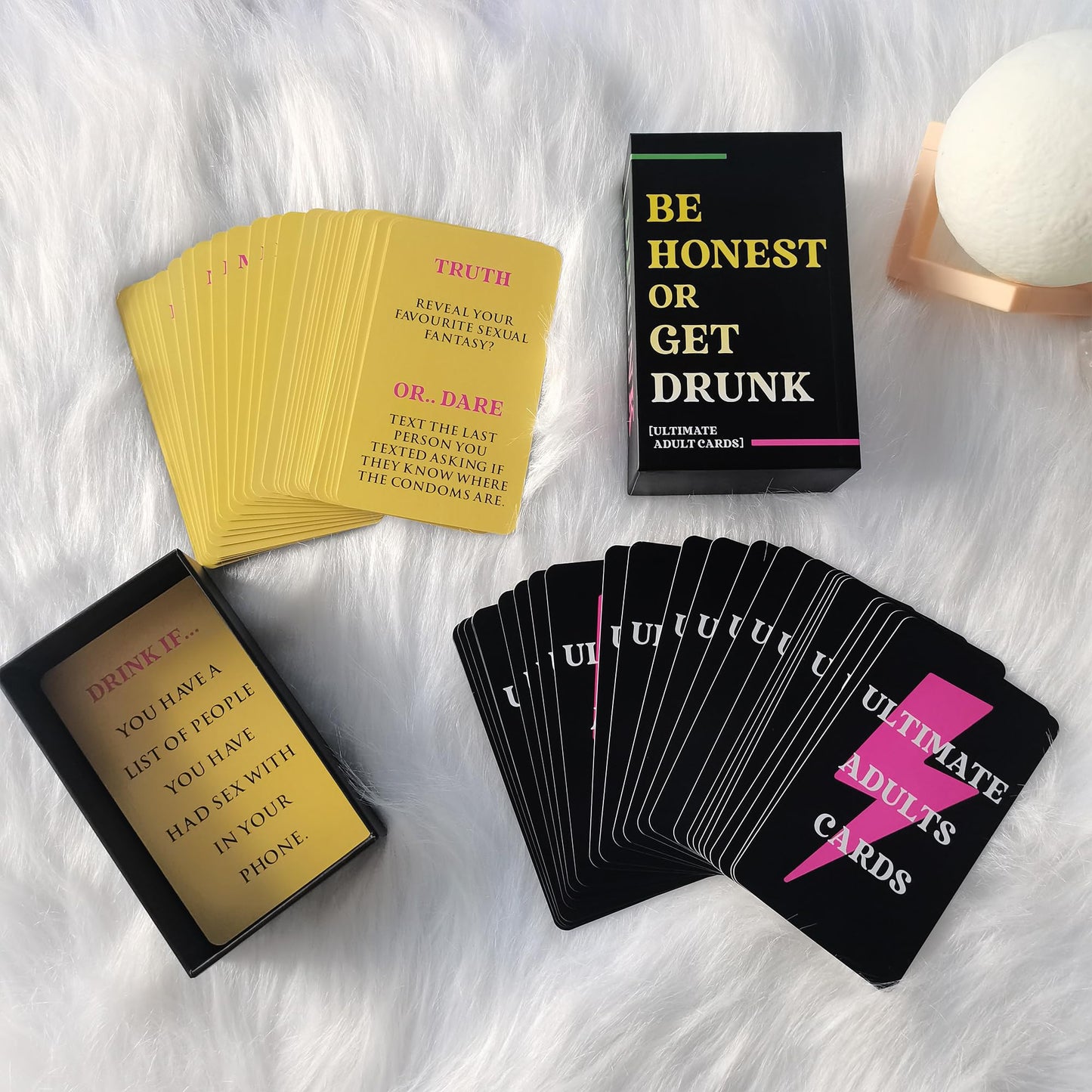 DPEHAKMK Drinking Games for Adults - 77 Hilarious Card Games, Paper, Honest Or Drunk, Perfect for Parties and Game Nights