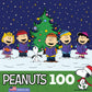Roseart - Peanuts - Christmas Caroling - 100 Piece Jigsaw Puzzle For Kids And Adults