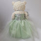 KINNEX COLLECTIONS SINCE 1997 20 Quince Anos Quinceanera Last Doll Teddy Bear with Dress (Centerpiece) ~ ARC16831-8 (Pistachio)