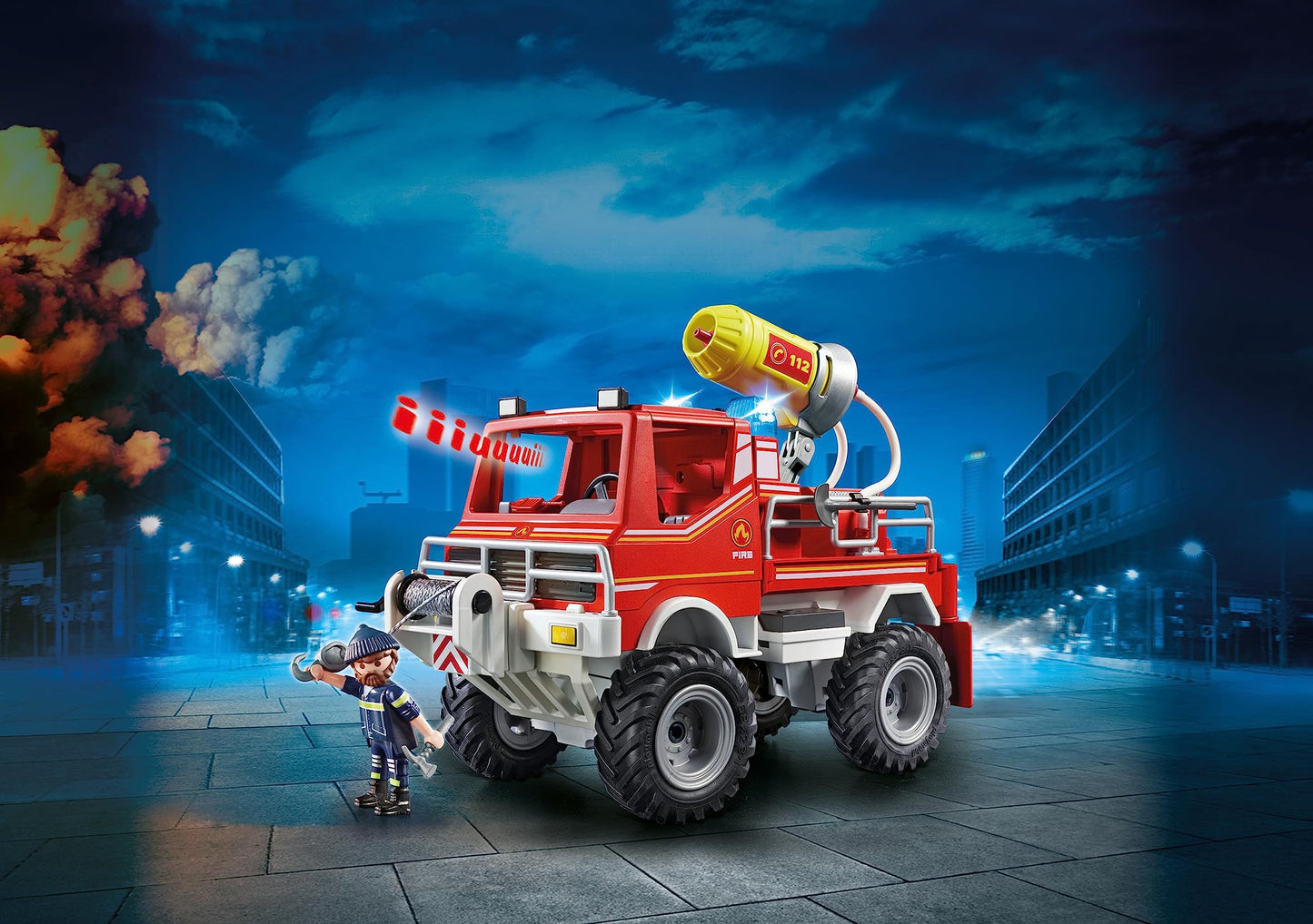 Playmobil Fire Truck 9466 - Multicolor Plastic Toy for Kids