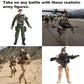 US Army Men and SWAT Team Toy Soldiers Action Figures with Military  Accessories for Kids Boys Girls 12Pcs