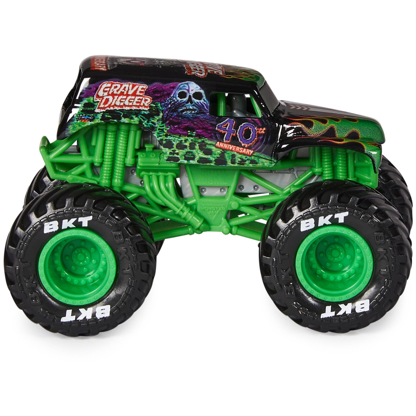 Monster Jam Grave Digger Die-Cast Monster Truck, 1:64 Scale, Multicolor, Kids Toys for Ages 3+, Model 20136968-6044941
