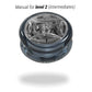 Yomega Power Brain XP Yoyo - Professional with Smart Switch, Auto-Return & Manual, Grey, Includes 2 Extra Strings, 3 Month Warranty