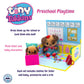 Tiny Tukkins Doggy Family Stuffed Animal Preschool Playset- Play Preschool Set For Girls & Toddlers Includes Big Sister And Baby