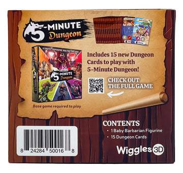 Wiggles 3D Baby Barbarian Figurine & Content Card Pack - Model 50016, Cardstock Material