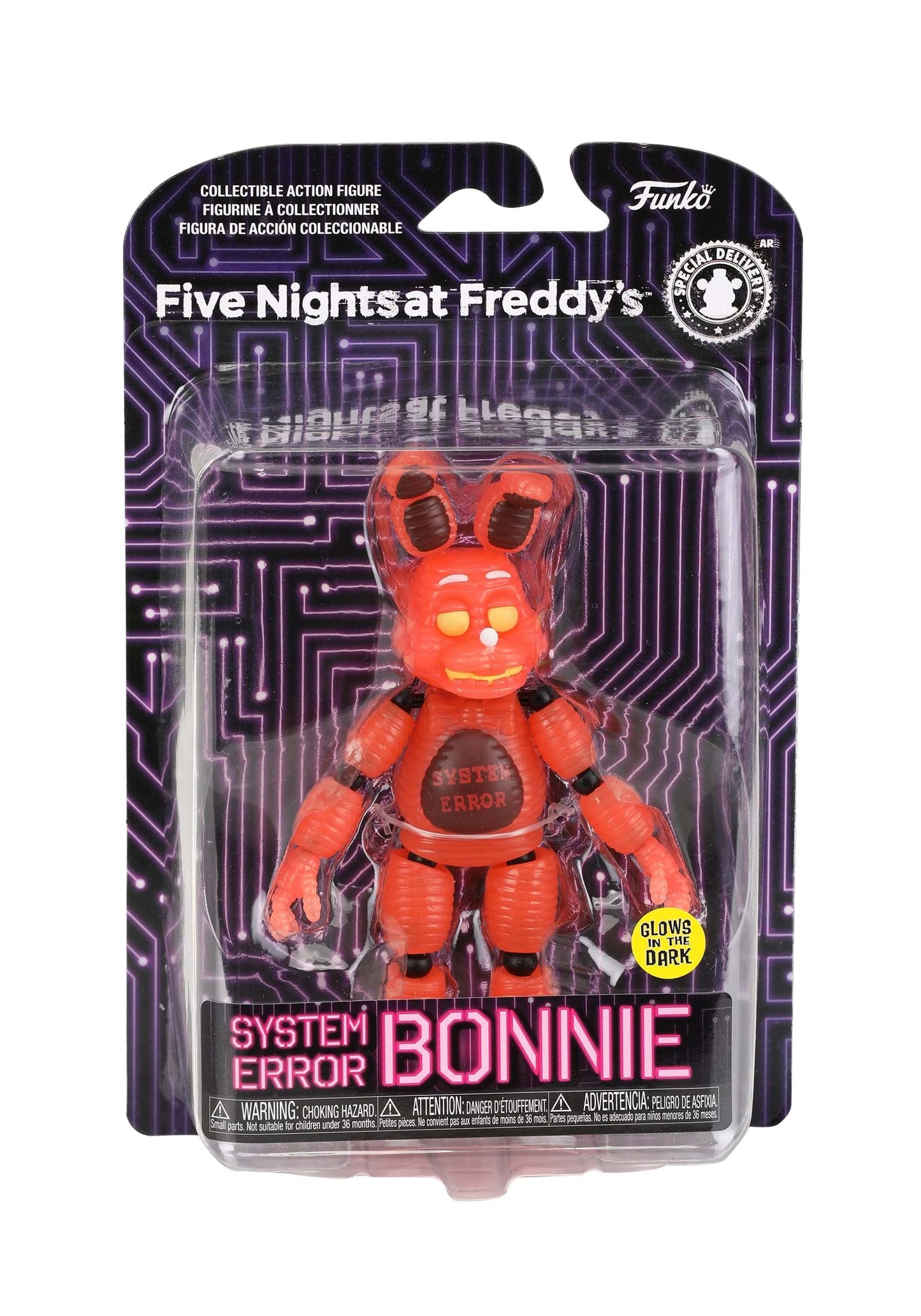 Funko Pop! Action Figure: Five Nights at Freddys - System Error Bonnie (Glow in The Dark)
