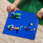 Pairez Toys Classic Base Plates For Building, 10' X10” Baseplates Multipack, Compatible With All Major Brands, 8 Pack, Building Brick Plates For Tables, Mats (Green & Blue)