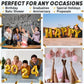 Gold Letter Balloons 16 Inch - Custom Balloon Letters | Alphabet Balloons | Rose Gold Foil Letter Ballon | Silver Mylar Balloons