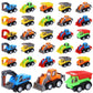 15 Pieces Mini Construction Car Toys Small Truck Toy Kit Mini Pull Back Vehicles Excavator Truck Tractor Kids Party Favors Pinat