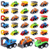 15 Pieces Mini Construction Car Toys Small Truck Toy Kit Mini Pull Back Vehicles Excavator Truck Tractor Kids Party Favors Pinat