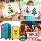 Smilinfit Christmas Stickers For Kids, 36 Sheets Make Your Own Christmas Crafts Activities Sticker For Kids Boys Girls, Christma
