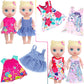Unicorn Element 10 Sets Alive Baby Doll Clothes And Accessories Fit 12 Inch Baby Girl Doll ,Set Included Dresses, T-Shirts, Pants, Jumpsuit,Swimsuit-Best Gift For Girls
