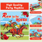 Qyeahkj 100 Pcs Kentucky Party Supplies Derby Day Tableware Set Run For The Roses Party Plates Napkins Forks Disposable Horse Ra